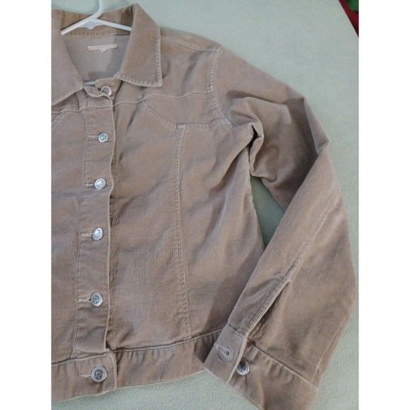 Forever 21 Jacket Womens Small Brown Corduroy Button Front - Picture 4 of 8